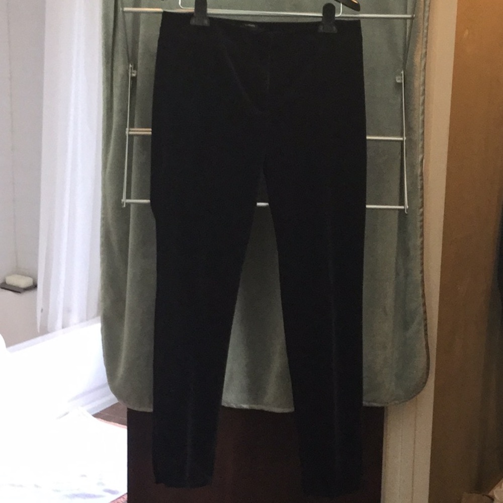 Talbots Hampshire velvet velour ankle pants 6